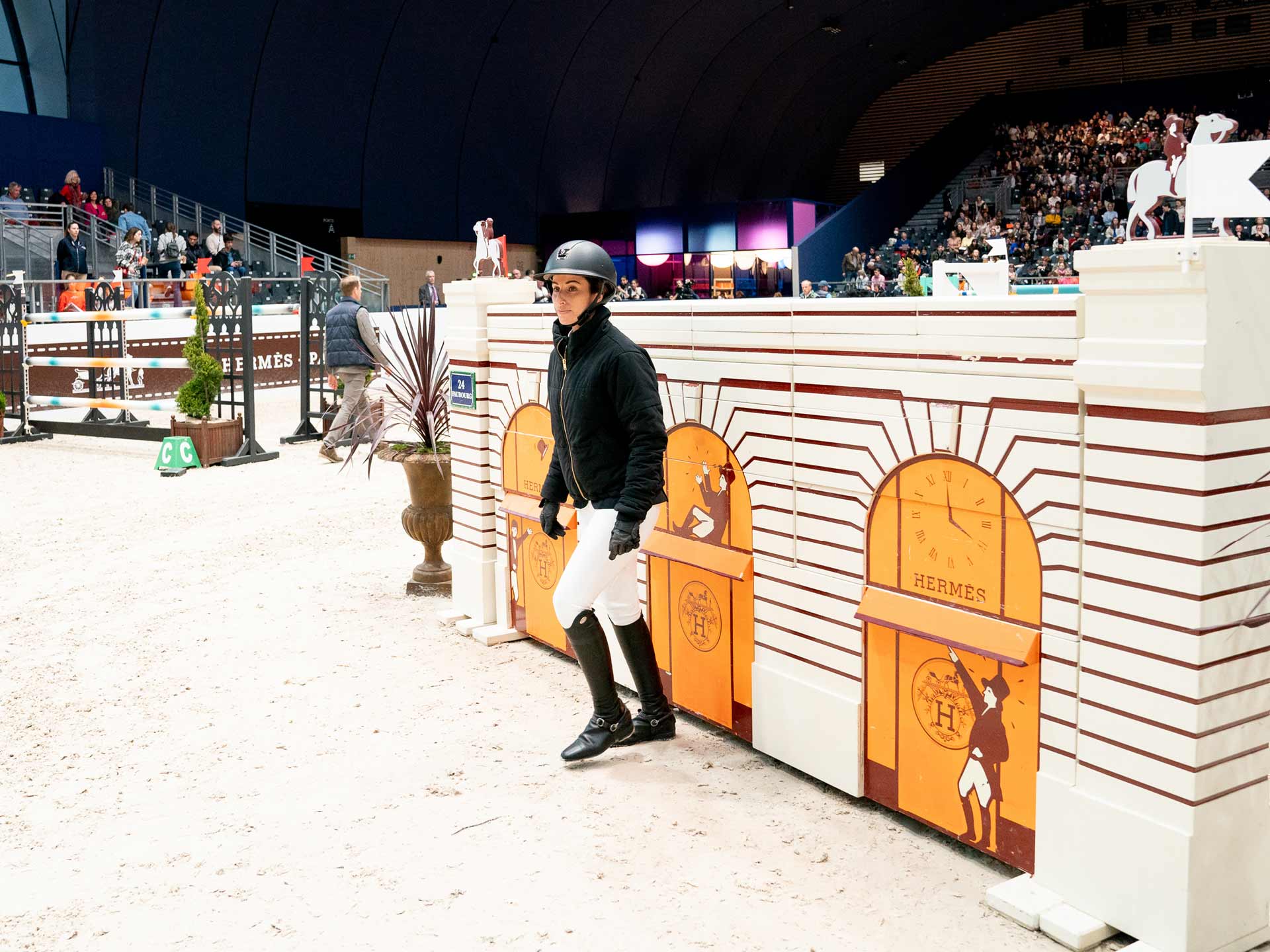 Saut Hermès au Grand Palais Éphémère 2022 Jessica Rodrigues @ Hermès 2022