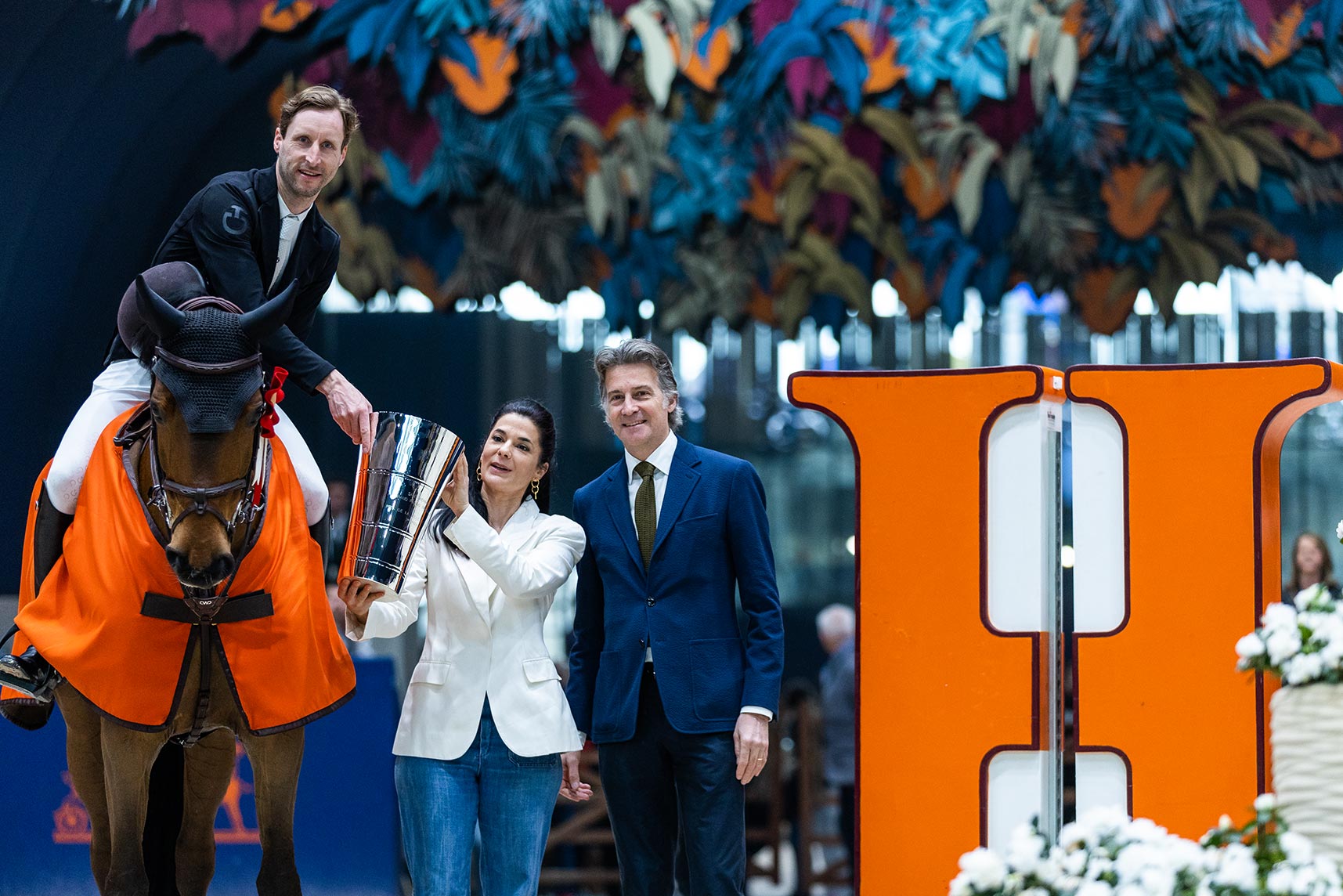 Pieter Devos - Irona Van De Viking Z - PRIX DE LA VILLE DE PARIS CSI 5* Madeleine D. Bergsjø @ Hermès 2023