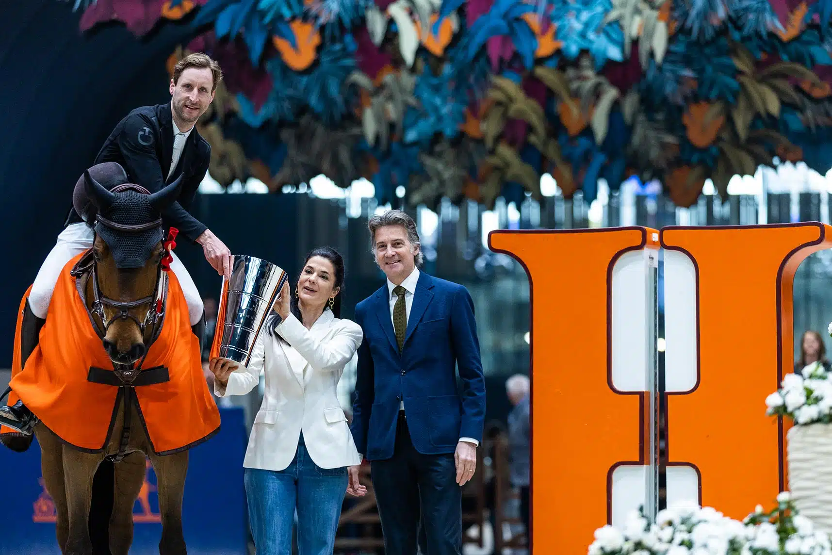 Pieter Devos - Irona Van De Viking Z - PRIX DE LA VILLE DE PARIS CSI 5* Madeleine D. Bergsjø @ Hermès 2023